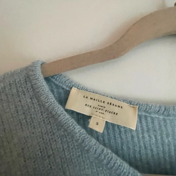 Sèzane Gaspard Light Blue Cardigan - Picture 2 of 5